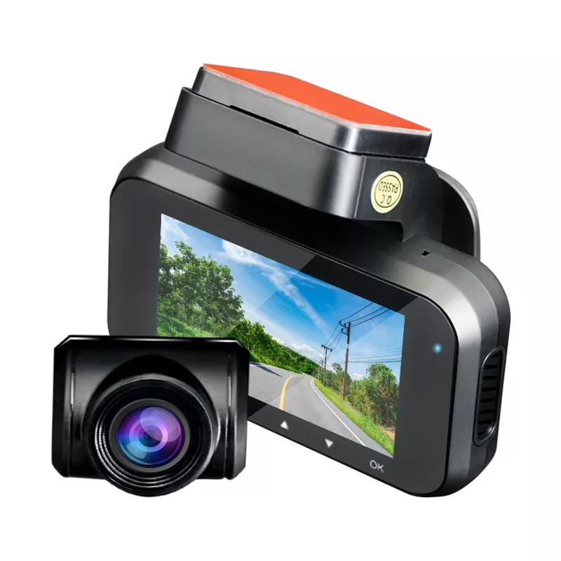 Cámara de tablero HD inteligente con lapso de tiempo de doble canal